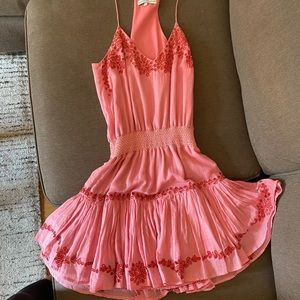 Karina Grimaldi pink dress